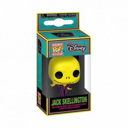 NIGHTMARE BEFORE CHRISMAS - Pocket Pop Keychains - Blacklight Jack