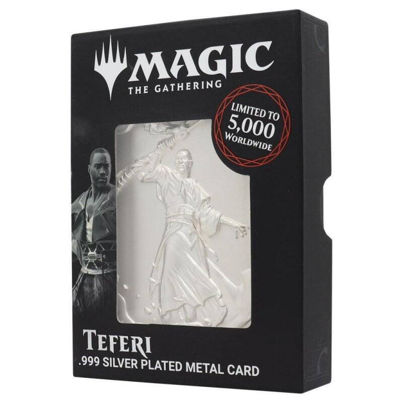 MAGIC THE GATHERING - Teferi - Carte Plaquée Argent Collector