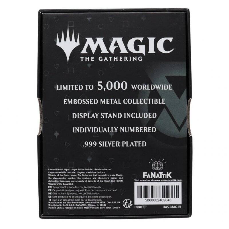 MAGIC THE GATHERING - Teferi - Carte Plaquée Argent Collector