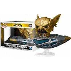 MARVEL - POP Ride Super DLX N° 286 - Black Adam - Hawkman in Cruiser