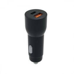 MYWAY CHARGEUR VOITURE PD 20W TYPE C + QC18W USB A NOIR