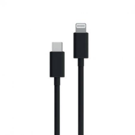 MYWAY CABLE 1M USB C LIGHTNING NOIR
