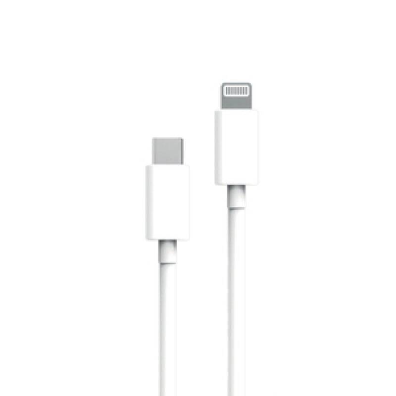 MYWAY CABLE 2M USB C LIGHTNING BLANC