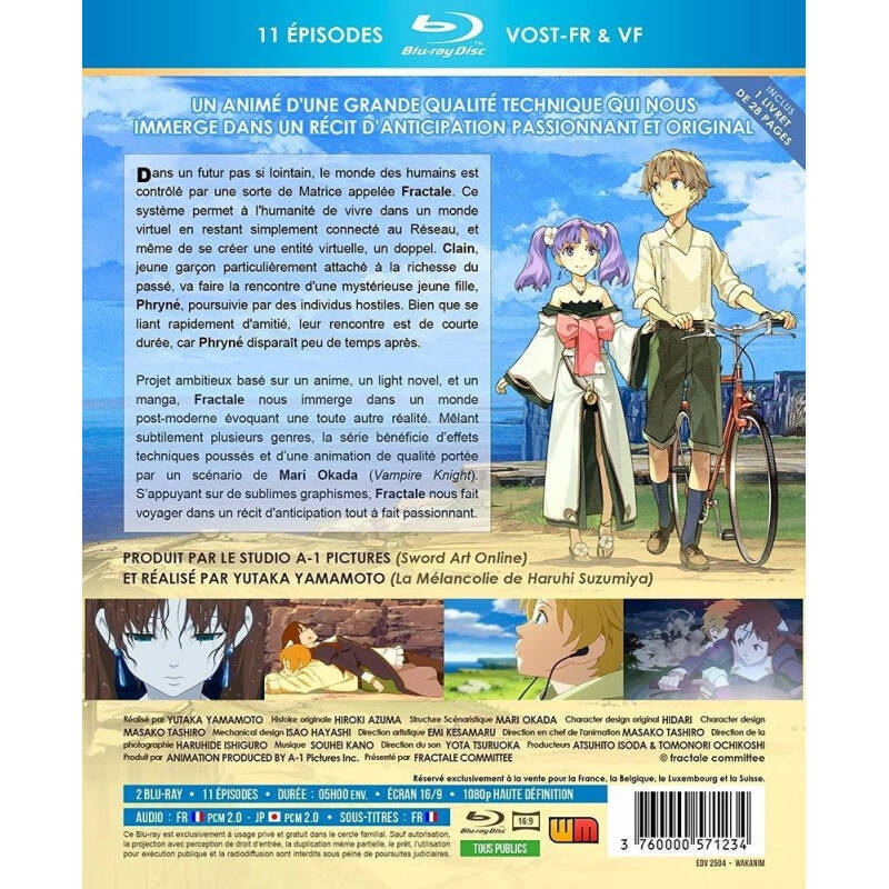 FRACTALE - Intégrale - Coffret Blu-Ray + Livret - Edition Saphir