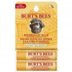 Burt's Bees - UNI BEESWAX LIP BALM TUBE BLISTER TWIN PACK