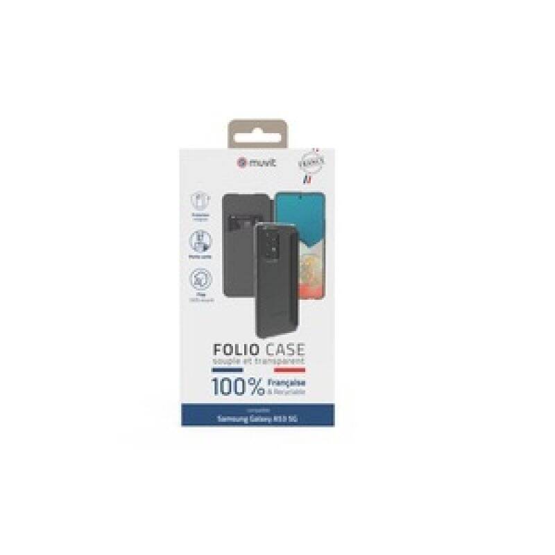 MUVIT FOR FRANCE FOLIO CASE TRANSPARENT SAMSUNG GALAXY A53 5G