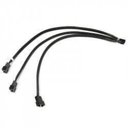 Watercool Y-Splitter 4-Fan PWM, schwarz - 30cm