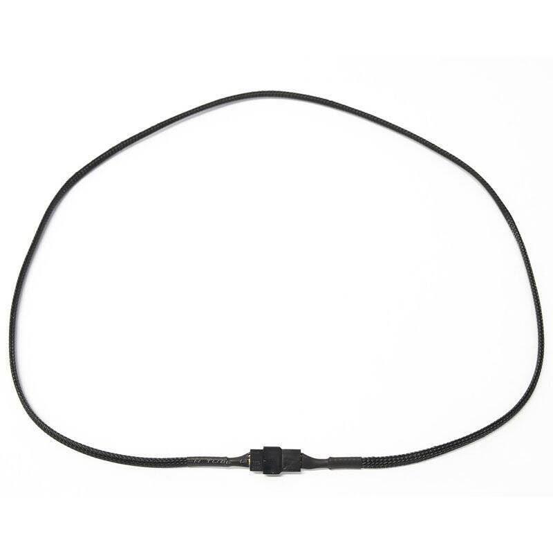 Watercool 4-Pin PWM Verlängerung, schwarz - 60cm