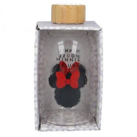 SMALL GLASS BOTTLE - MINNIE