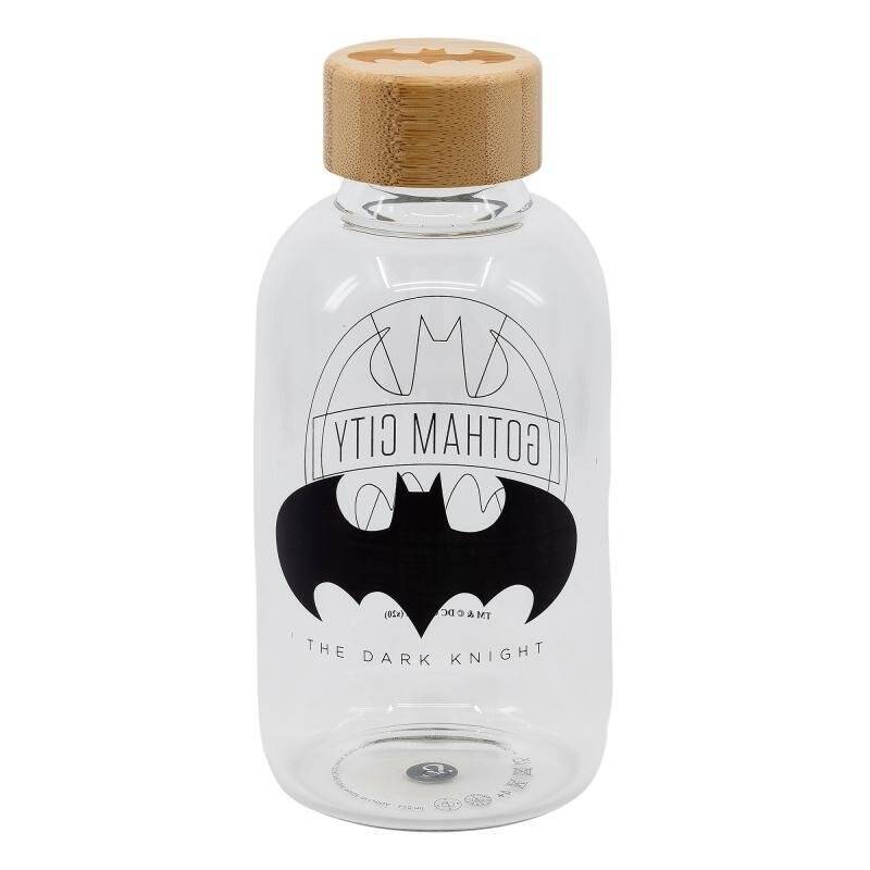 SMALL GLASS BOTTLE - BATMAN