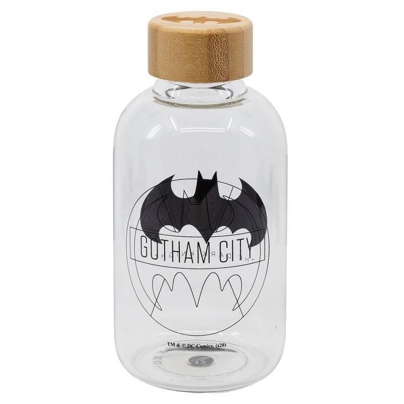 SMALL GLASS BOTTLE - BATMAN