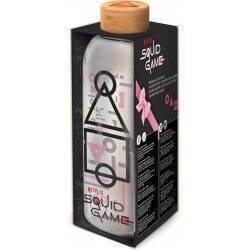 LARGE GLASS BOTTLE - SQUID GAME