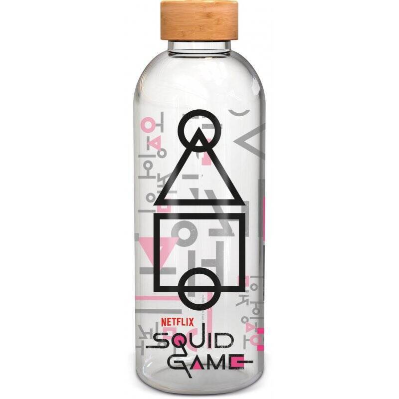 LARGE GLASS BOTTLE - SQUID GAME