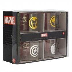 SET EXPRESSO 4 VERRES MARVEL