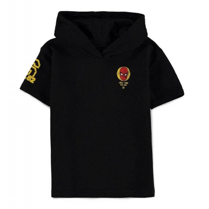 SPIDERMAN - Pull à Capuche Manche Courte Enfant (158/164)