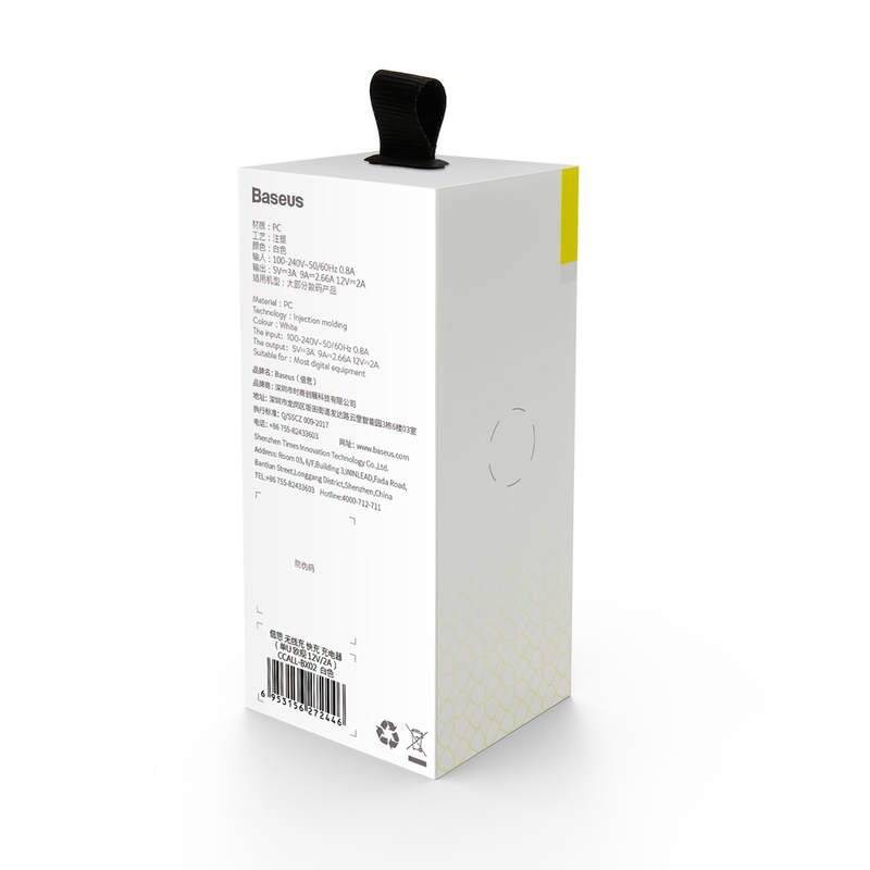 Baseus 6953156272446 mobile device charger Tablet, Telephone White USB Indoor, Outdoor