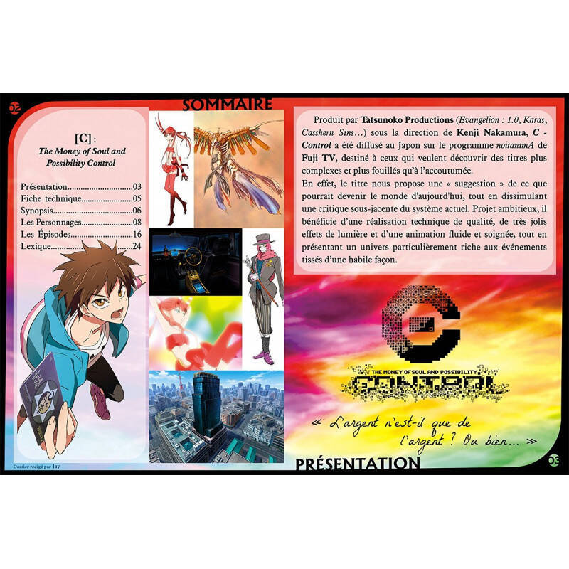 C-CONTROL The Money of Soul ... - Intégrale Ed Saphir Blu-Ray + Livret