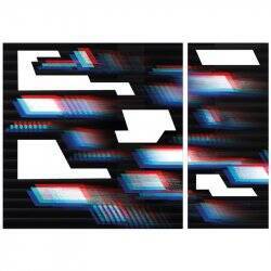 Stealkey Customs Lian Li O11D XL Folienset - Glitch