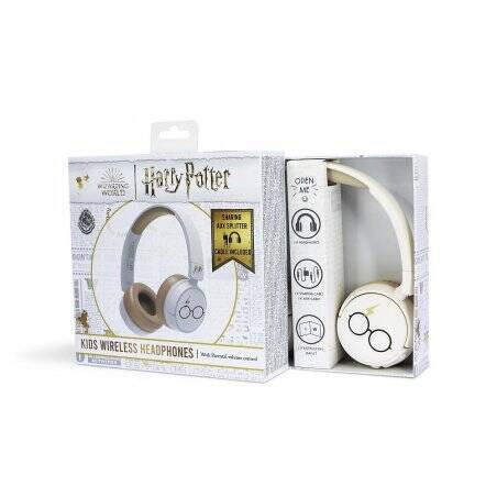 HARRY POTTER - Junior Wireless Headphone - Lunettes (Blanc)