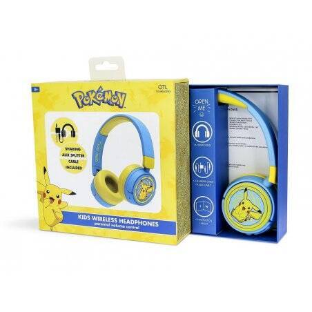 POKEMON - Junior Wireless Headphone - Pikachu