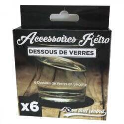 STOCK2 - LOVE THAT RECORD SET DE 6 DESSOUS DE VERRES DISQUE VINYLE