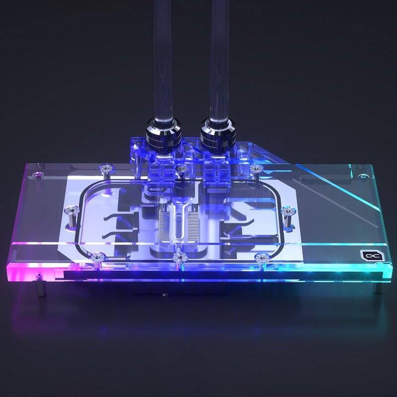 Alphacool Eisblock Aurora GPX-N RTX 3070 Ti SG mit Backplate - Acryl + Nickel