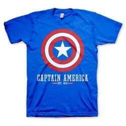 CAPTAIN AMERICA - Blue - T-Shirt (L)