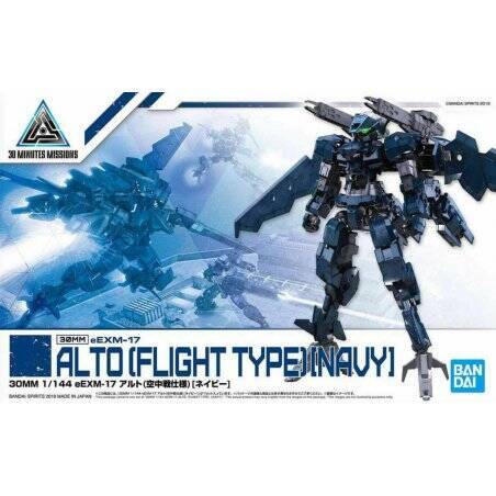 GUNDAM - 30MM 1/144 eEXM-17 Alto Flight Type Navy - Model Kit