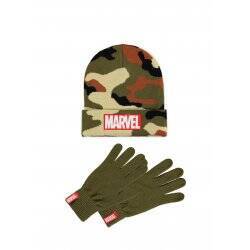 MARVEL - Logo - Gift Set Bonnet & Gants