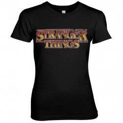 STRANGER THINGS - Fire Logo - T-Shirt Femme (XL)