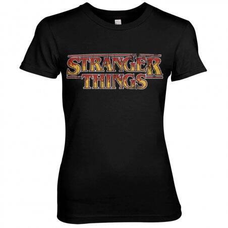 STRANGER THINGS - Fire Logo - T-Shirt Femme (XL)