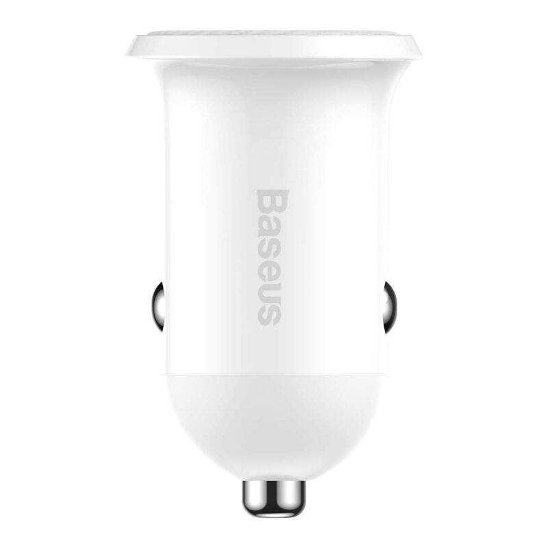 Baseus Car Charger Grain Pro Dual USB 4.8A White (CCALLP-02)