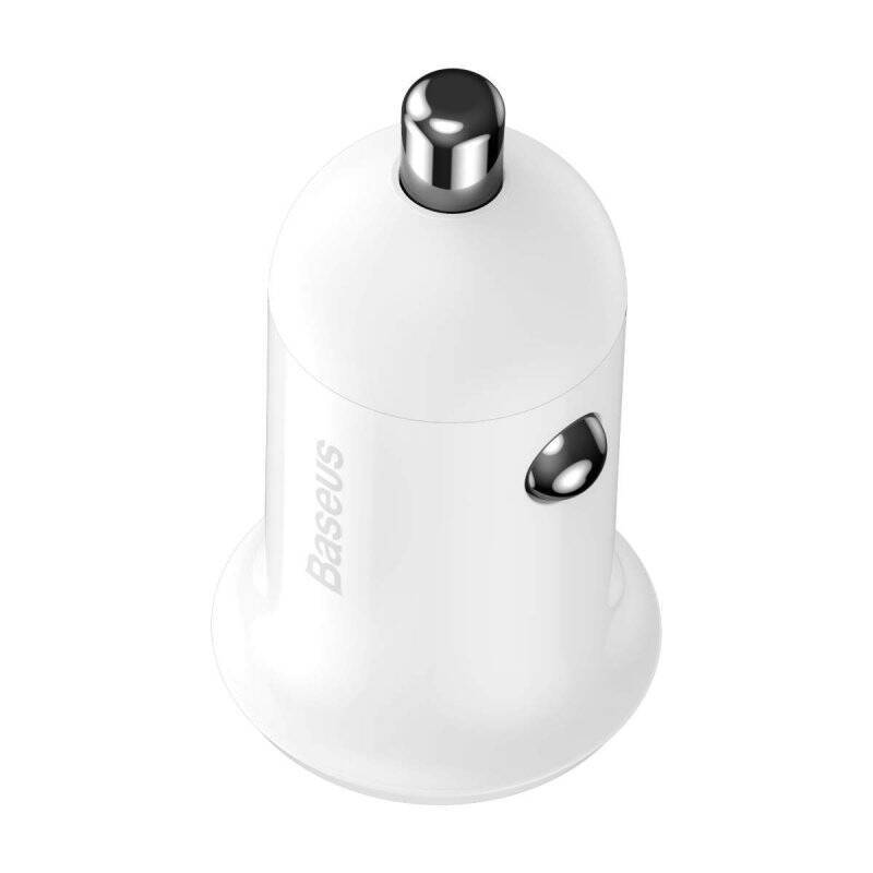Baseus Car Charger Grain Pro Dual USB 4.8A White (CCALLP-02)
