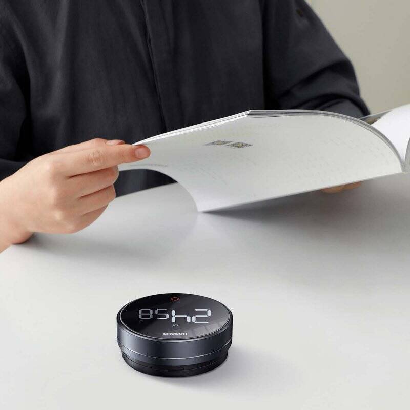 Baseus Home Heyo Pro rotation countdown timer Dark gray (FMDS000013)