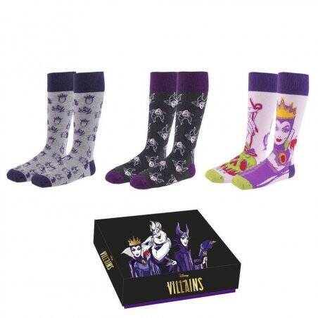 VILLAINS - Pack de 3 paires de chaussettes (T36-41)