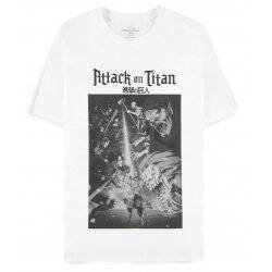 ATTACK ON TITAN - Saison 4 - T-Shirt Homme (XL)