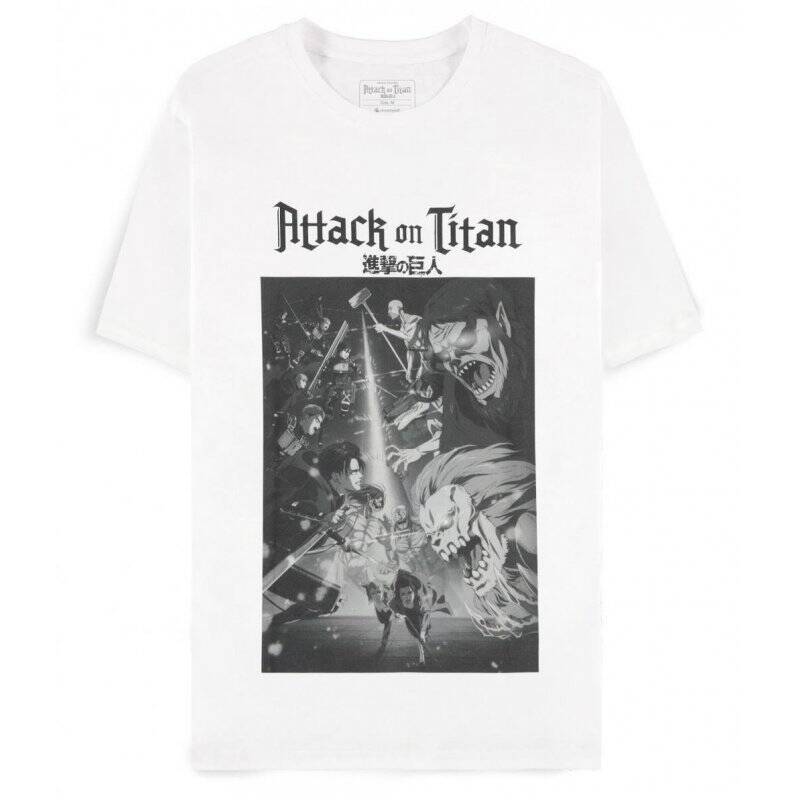 ATTACK ON TITAN - Saison 4 - T-Shirt Homme (XL)