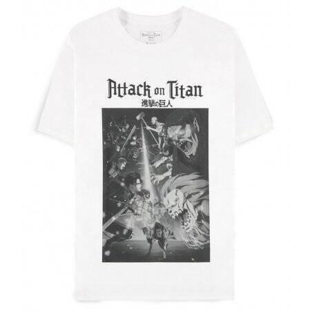 ATTACK ON TITAN - Saison 4 - T-Shirt Homme (XL)