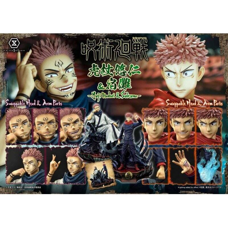 JUJUTSU KAISEN - Yuji et Sukuna - Statuette Premium Masterline 38+34cm