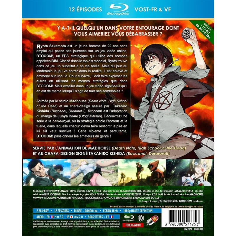 BTOOOM ! - Intégrale - Coffret Blu-Ray+Livret - Edition Saphir