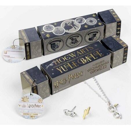 HARRY POTTER - Cracker Cadeau - Collier & Boucles d'Oreilles Lunettes