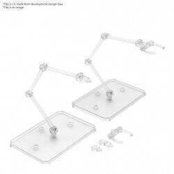 STOCK2 - ACTION BASE 6 - Clear Color - Model Kit