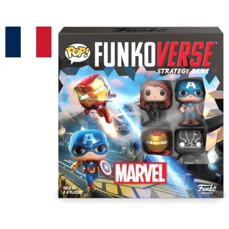 MARVEL - Funkoverse 100 4-Pack - Jeu de Base FR