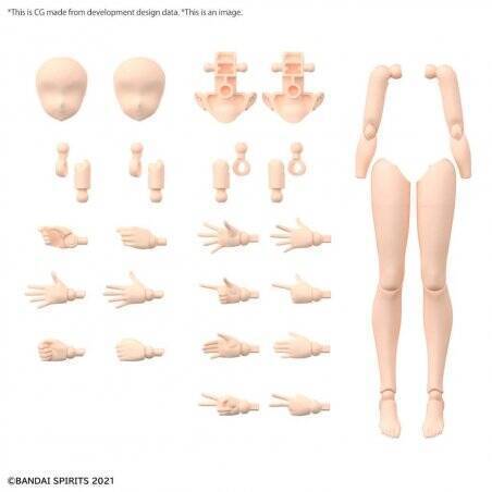 30MS - 30MM Option Body Parts Arm & Leg Parts (Color A) - Model Kit
