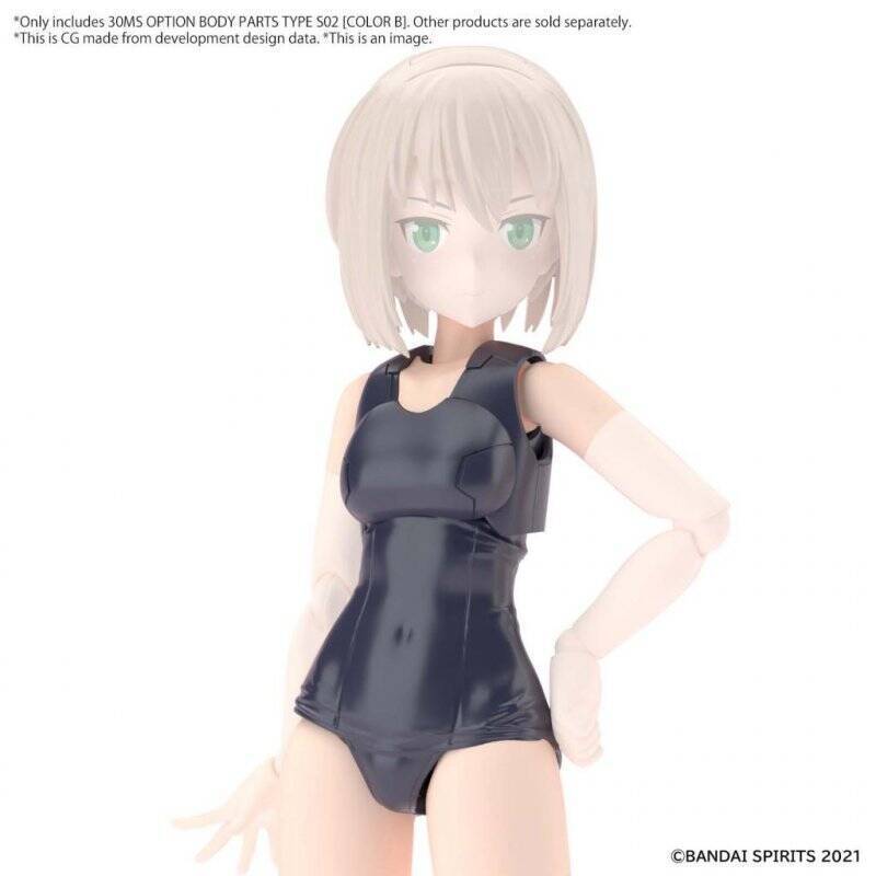 STOCK1-30MS - 30MS Option Body Parts Type S02 (Color B) - Model Kit