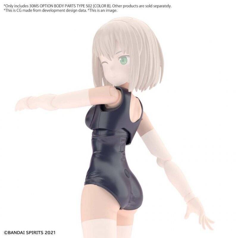 STOCK1-30MS - 30MS Option Body Parts Type S02 (Color B) - Model Kit