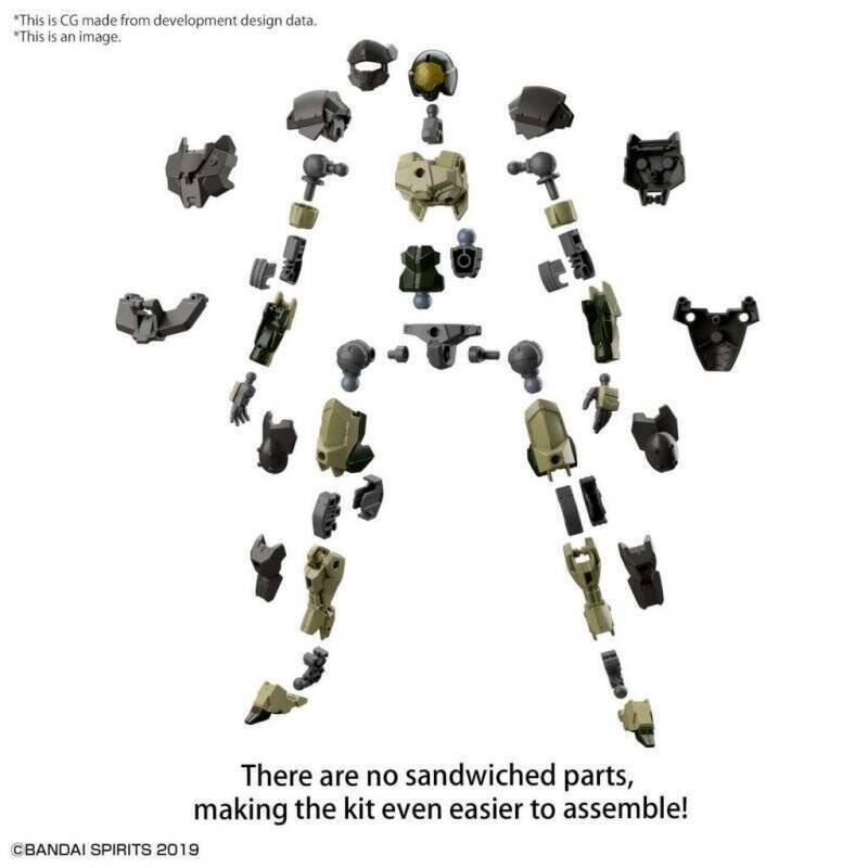 30MM - 30MM 1/144 EXM-A9a Spinatio (Army Type) - Model Kit