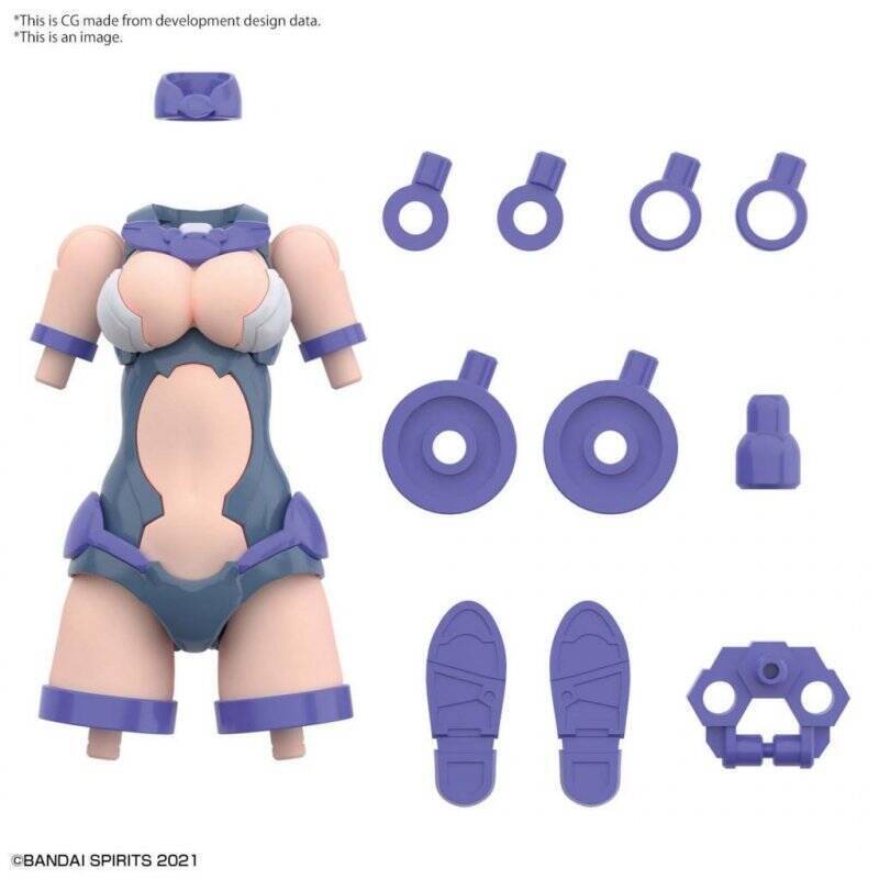 30MS - 30MS Option Body Parts Type A02 (Color A) - Model Kit