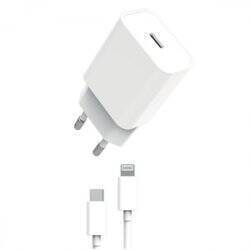 MYWAY PACK CHARGEUR SECTEUR PD 20W + USB C LIGHTNING BLANC