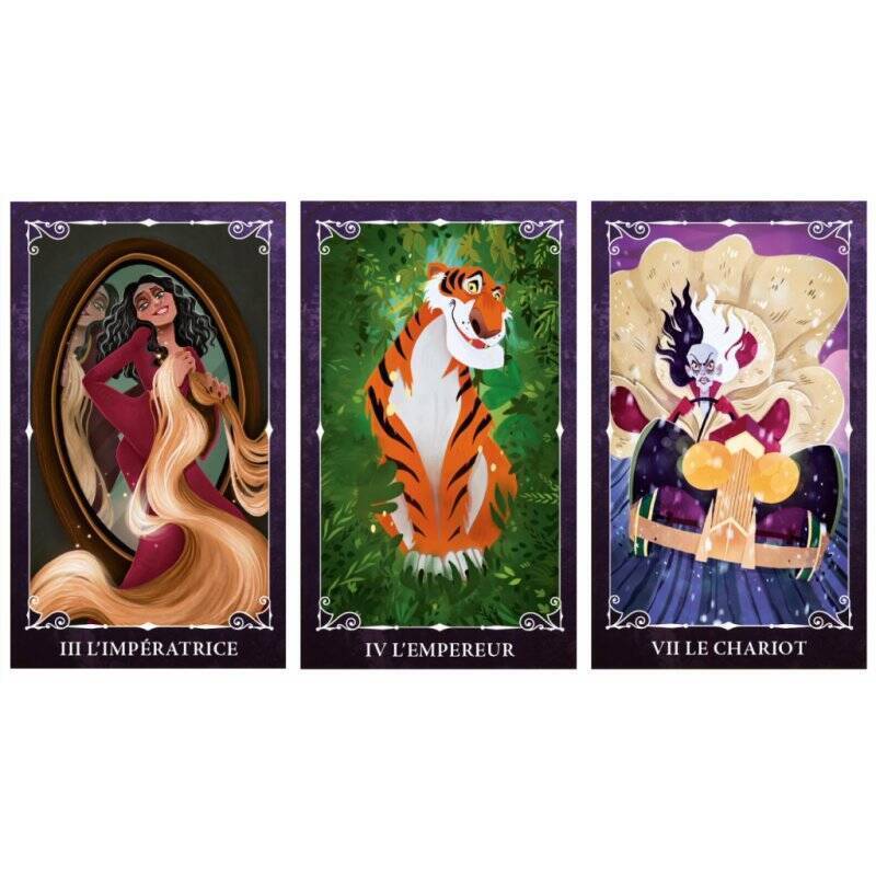 DISNEY VILAINS - Coffret Tarot
